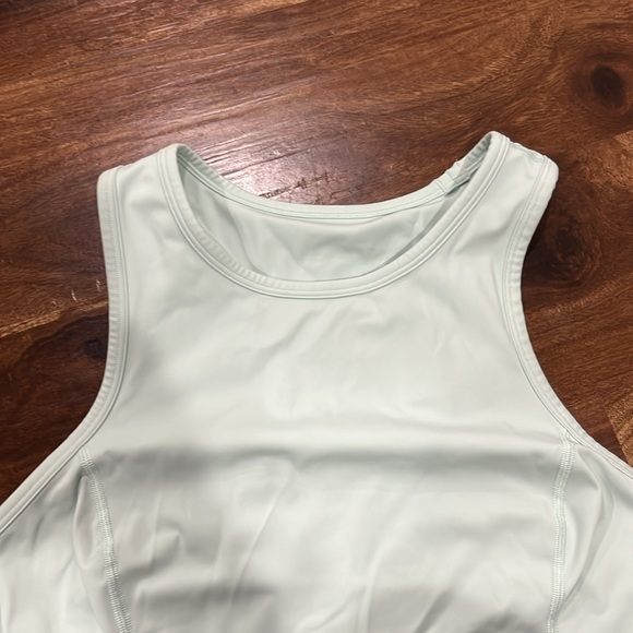 Lululemon | Nulux Racerback Cropped Run Tank Top in Delicate Mint - Picture 7 of 10